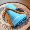 Classic Hammam_ Large  Cotton Beach Towel _ turquoise